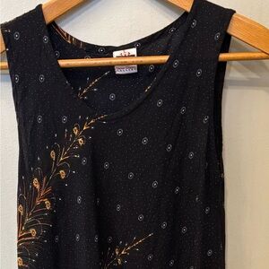 Three Cranes Gallery sleeveless dress boho size Large
